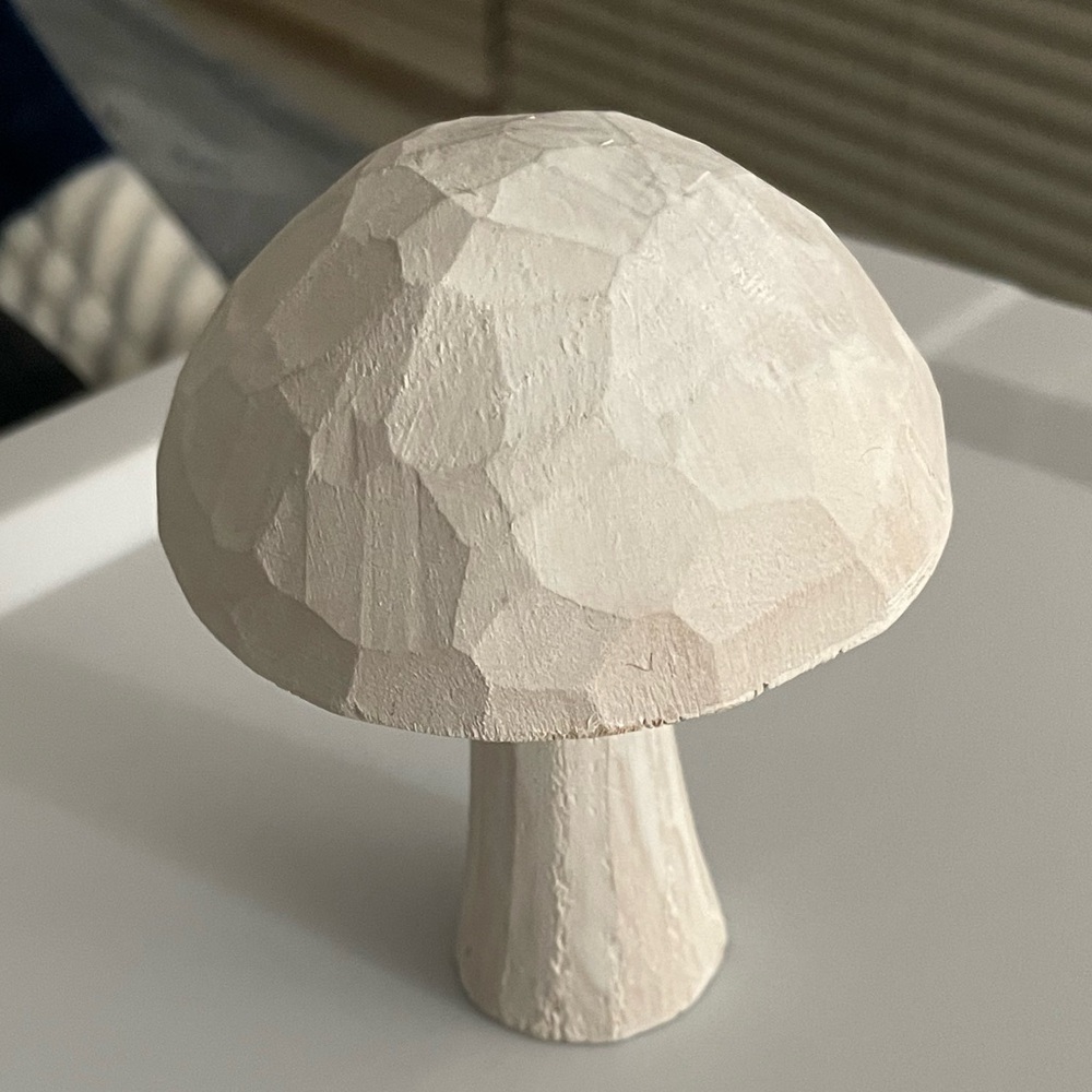 **FINAL PRICE** Handcrafted Wooden Mushroom Decor